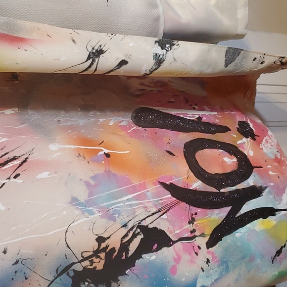 Custom graffiti trench coat - Picture 4 of 11